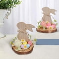 thumbnail image 6 of Easter Bunny Wooden Tabletop Decor, Easter Egg Ornaments, Easter Decorations for the Home, Rustic Tiered Tray Farmhouse Decor for Gifts, 6 of 6