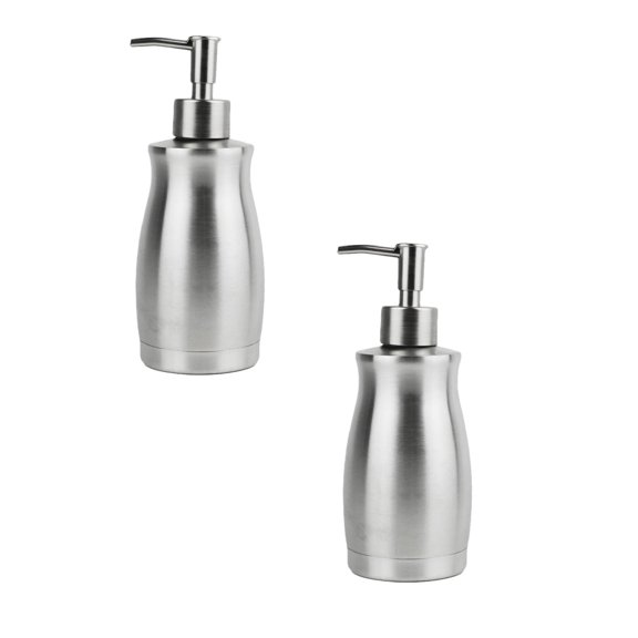 Clearance Food Storage under $6 Soap Dispenser Stainless and Leak Proof Kitchen Bathroom 13.5Oz 400ML