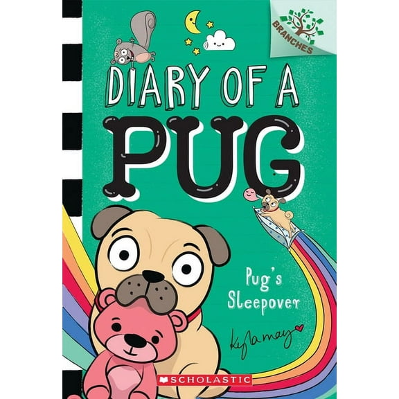 Diary of a Pug Pug's Sleepover: A Branches Book (Diary of a Pug #6), Book 6, (Paperback)