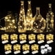 thumbnail image 1 of Guirnalda de luces LED - Paquete de 10, 2 m, 20 LED, cable de cobre, funciona con pilas, ideal para jarrones largos y finos, fiestas, bodas, Navidad (blanco cálido) [Clase energética A+++], 1 of 5