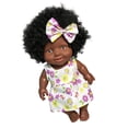 thumbnail image 4 of Muñeca Recién Nacida de Silicona con cabellero N.  degree 5 de Muñeca Africana Negra CUTICAT Muñecas negras de la vida real, 4 of 7