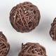 thumbnail image 4 of Bola de ratán, 24 piezas Bola de mimbre de 2 pulgadas Bola decorativa Orbes Rellenos de jarrón Blanco + Gris + Marrón + Negro Sailing Electrónica, 4 of 6