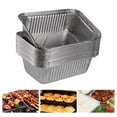 thumbnail image 1 of HmNPlay Sealed Bags,Plastic Bag For Food Disposable Tinfoil Box Barbecue Aluminum Foil Lunch Box Rectangular Crayfish Packing Box Grilled Fish Plate, 1 of 8