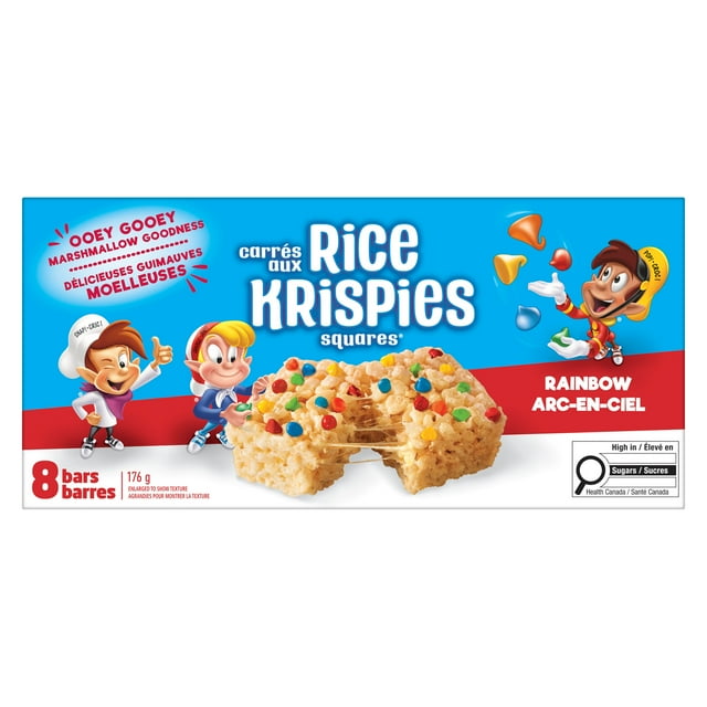 Kellogg's Rice Krisipes Squares Bars 176g, 8 Bars