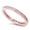 Rose Gold-Tone, variant on Sterling Silver Clear CZ Eternity Band Ring Size 6