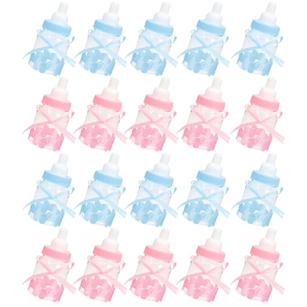 ACDANC Milk Bottle Candy Box Gender Reveal Party Supplies Baby Shower Favors for Boys Decorative Girl Pcs