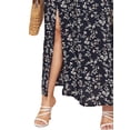 thumbnail image 5 of Frontwalk Womens Summer Maxi Dress Slit Split Boho Off Shoulder Long Beach Dress Floral Smocked A Line Party Dress Plus Size, 5 of 5