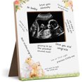 thumbnail image 1 of Hatzelou Baby Sonogram Picture Frame, Baby Shower Guest Sign Picture Frame, Baby Shower Games Sign Ultrasonic Photo Frame, Great Gift for Expecting Parents 19, 1 of 6