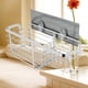 thumbnail image 5 of GOOHOCHY Estante organizador de baño: Estante de almacenamiento adhesivo para ducha y cocina, montado en la pared, sin perforaciones, cesta de alambre de acero inoxidable resistente a la oxidación., 5 of 8
