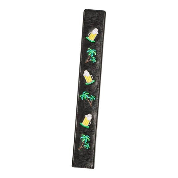 Golf Alignment Stick Cover Training Sticks Headcover Aiming Protector PU Leather for Outdoor Golf Practice