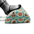 thumbnail image 5 of Owl Foot Rest, Owls in Female and Male Clothing with Hearts Flowers Happy Playroom Print, Non-Slip Backing Adjustable Ergonomic Memory Foam Leg Support for Office, Multicolor, by Ambesonne, 5 of 5