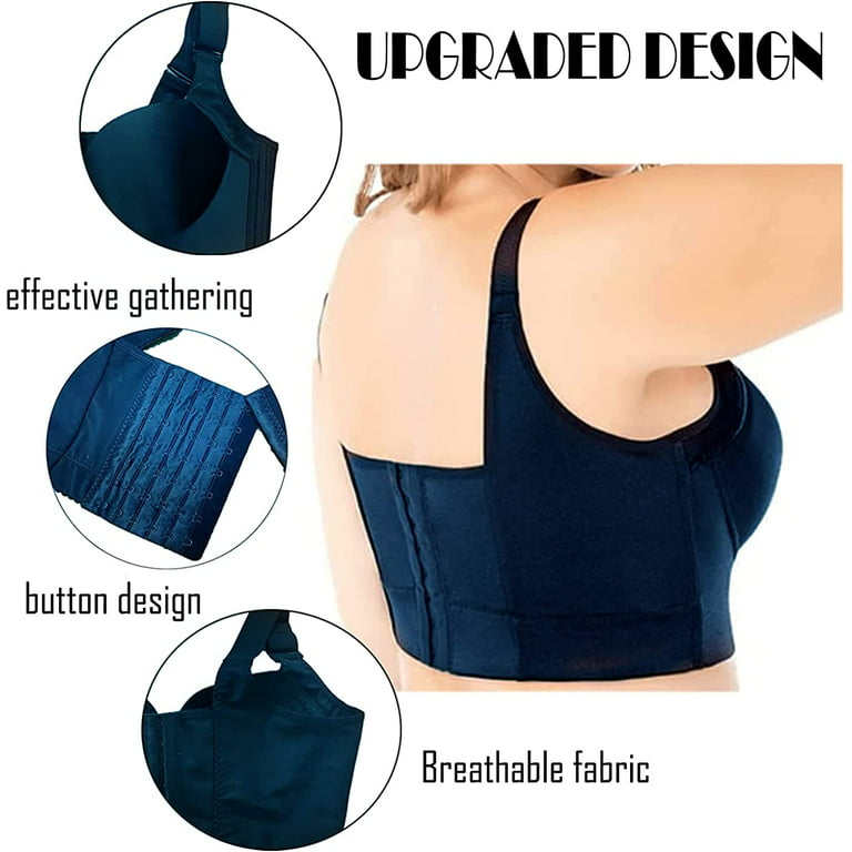 soofylia Filifit Sculpting Uplift Bra, Women Deep Fashion Cup Bra Hides  Back Fat Bra with Shapewear Incorporated Full Back Coverage Push Up Sports  Bra Black A34 at  Women's Clothing store
