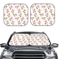 thumbnail image 2 of Sikiie Tulips Flowers Print Foldable Car Windshield Sun Visor, Car Window Sunshade Suitable for Sedan, SUV and Truck Car Accessories-Small, 2 of 6