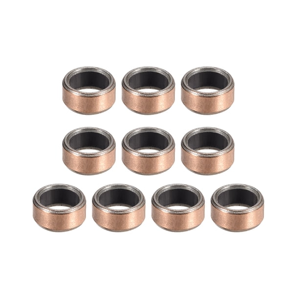 Mangas (Lisas) Rodamientos 6mm Bore 8mm OD 4mm L Buje Oilless 6pcs