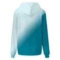 thumbnail image 4 of Lenpel Hoodies Sweatshirts for Women Long Sleeve Gradient Pullover Tops Fall Fashion Outwear with Pocket, 4 of 4