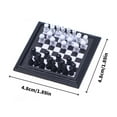 thumbnail image 5 of Sinyiin 1/12 Scale Mini Chess Set For Model Enthusiasts Realistic Metal Construction Playing, 5 of 12