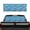 Blue Mermaid Scales Pattern, variant on FUIALDOLG Leopard Back Window Decals Stickers, Sun Protection Vinyl, Perforated FadeResistant Truck Rear Window Decals Hard Wearing