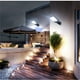 thumbnail image 5 of Sensor de movimiento de luces solares exteriores | LED impermeable IP65 | 3 modos, mando a distancia, recargable, ultrabrillante, 2200mAh, PVC, negro | Valla de seguridad en muro Jardín patio, 5 of 9