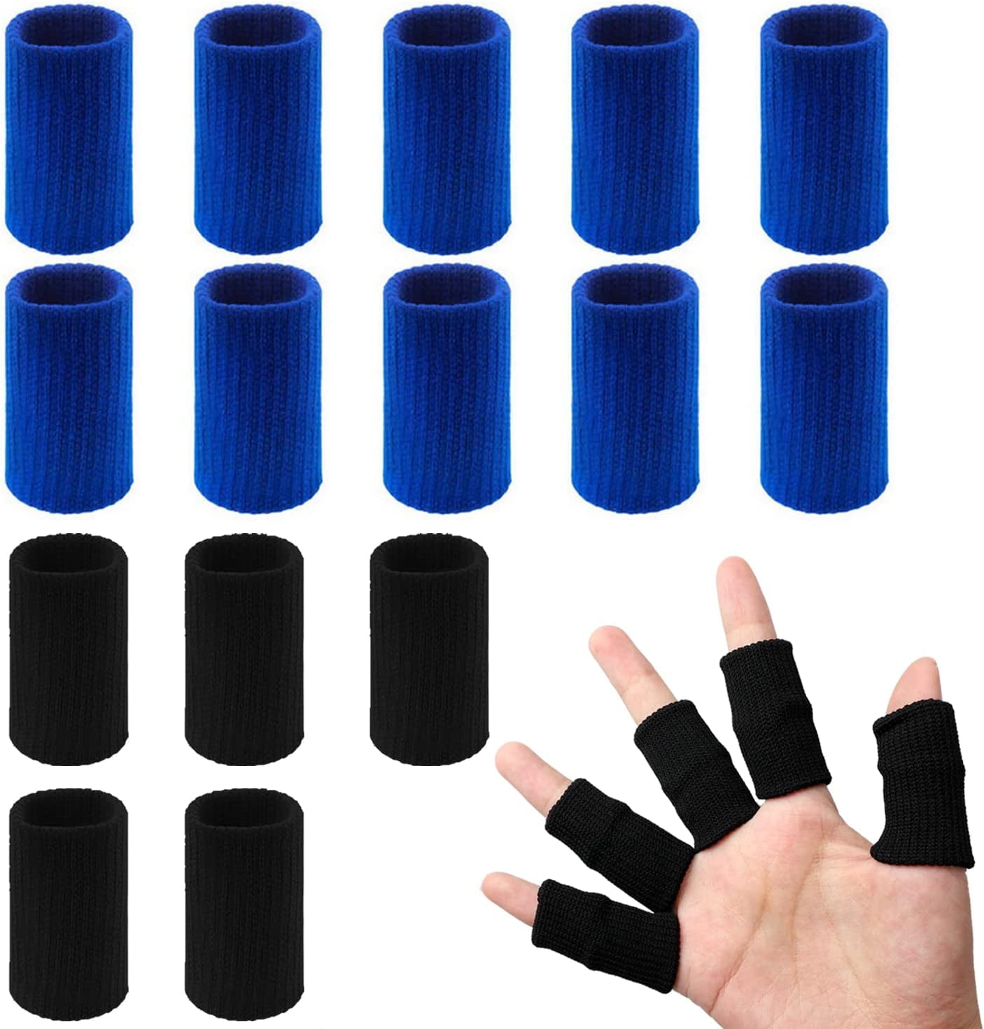 20 Pcs Finger Splints, Finger Sleeves Protectors Finger Brace Sport Finger Compression Sleeve