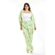 thumbnail image 1 of Conjunto plizado Roman Fashion Tallas Extras 14312 Verde flor 38, 1 of 7