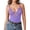 Purple, variant on Shapewear Bodysuits for Women Lace Corset Tops Tummy Control V Neck Sleeveless Body Suit Thongs