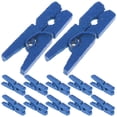thumbnail image 1 of ORDDIART 300Set Photo Hanging Clips Mini Clips Blue Rectangular Christmas, 1 of 4
