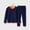 Navy, variant on OGLCCG Youth Boys Girls Thermal Underwear Set Compression Fleece Lined Long Johns Sets for Winter Base Layer Thermal Top and Bottom 1-15 Years