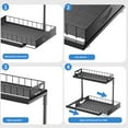 thumbnail image 5 of Under Sink Organizer and Storage, 2 Pack Pull Out Cabinet Organizer Slide Out Sink Shelf Cabinet Storage Shelves, Under Sink Storage for Kitchen Bathroom Cabinet, 5 of 6