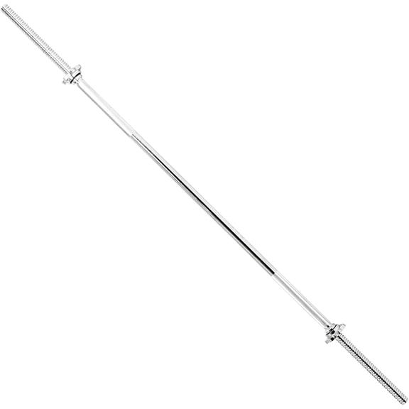 60-Inch Chrome Barbell Bar or High-Density Foam Barbell Pad