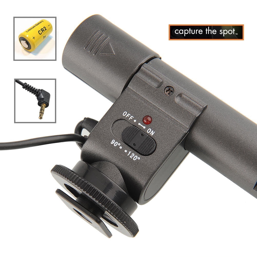 New Mini Professional Condenser Microphone For Canon VIXIA HF R80 R82 R800