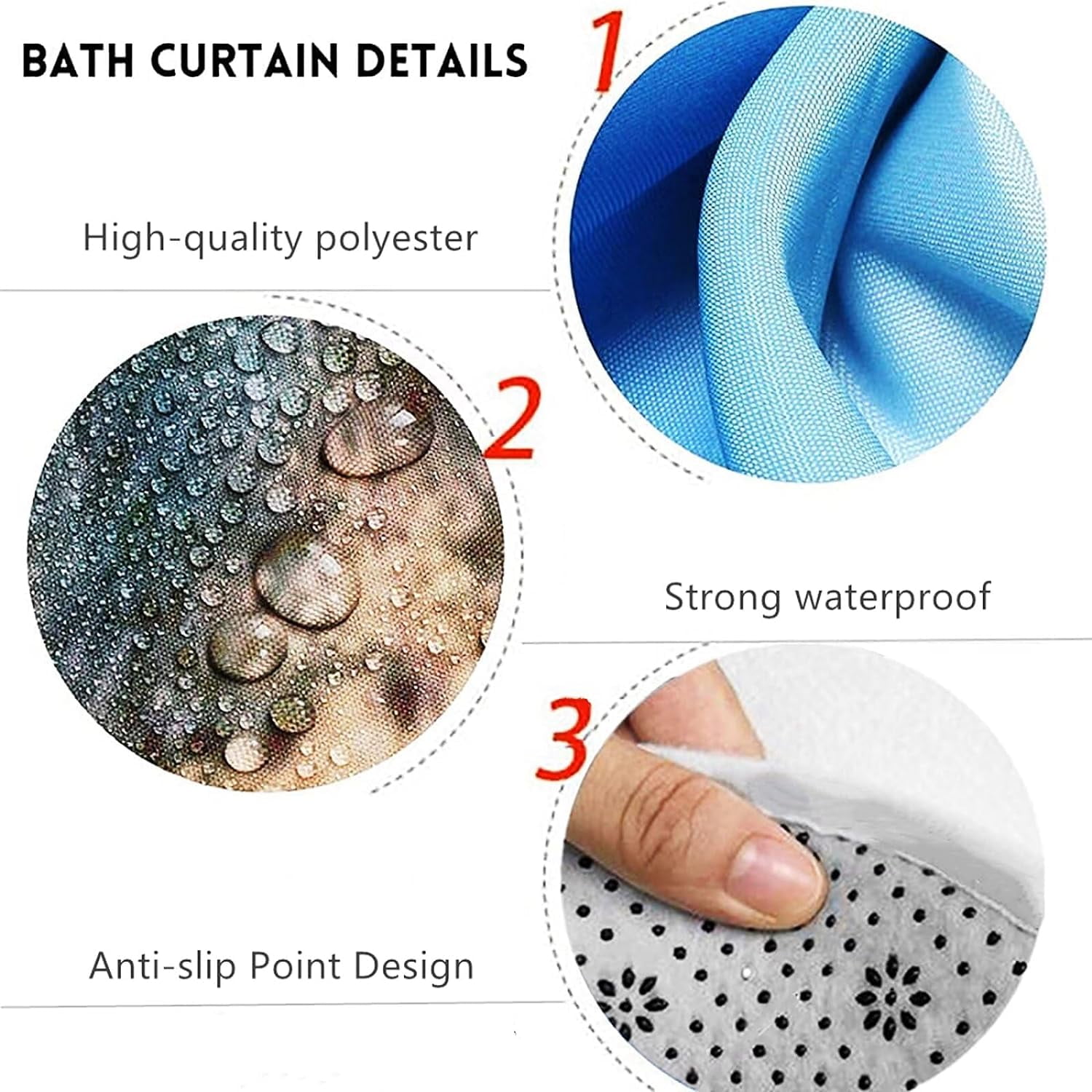 4Pcs Get Naked Sunflower Shower Curtain Sets Floral Green Bathroom Set Decor with Non-Slip Rugs Bath U-shaped Mat Toilet Lid Cover Country Flower Bathroom Curtains Shower Set with 12 Hooks