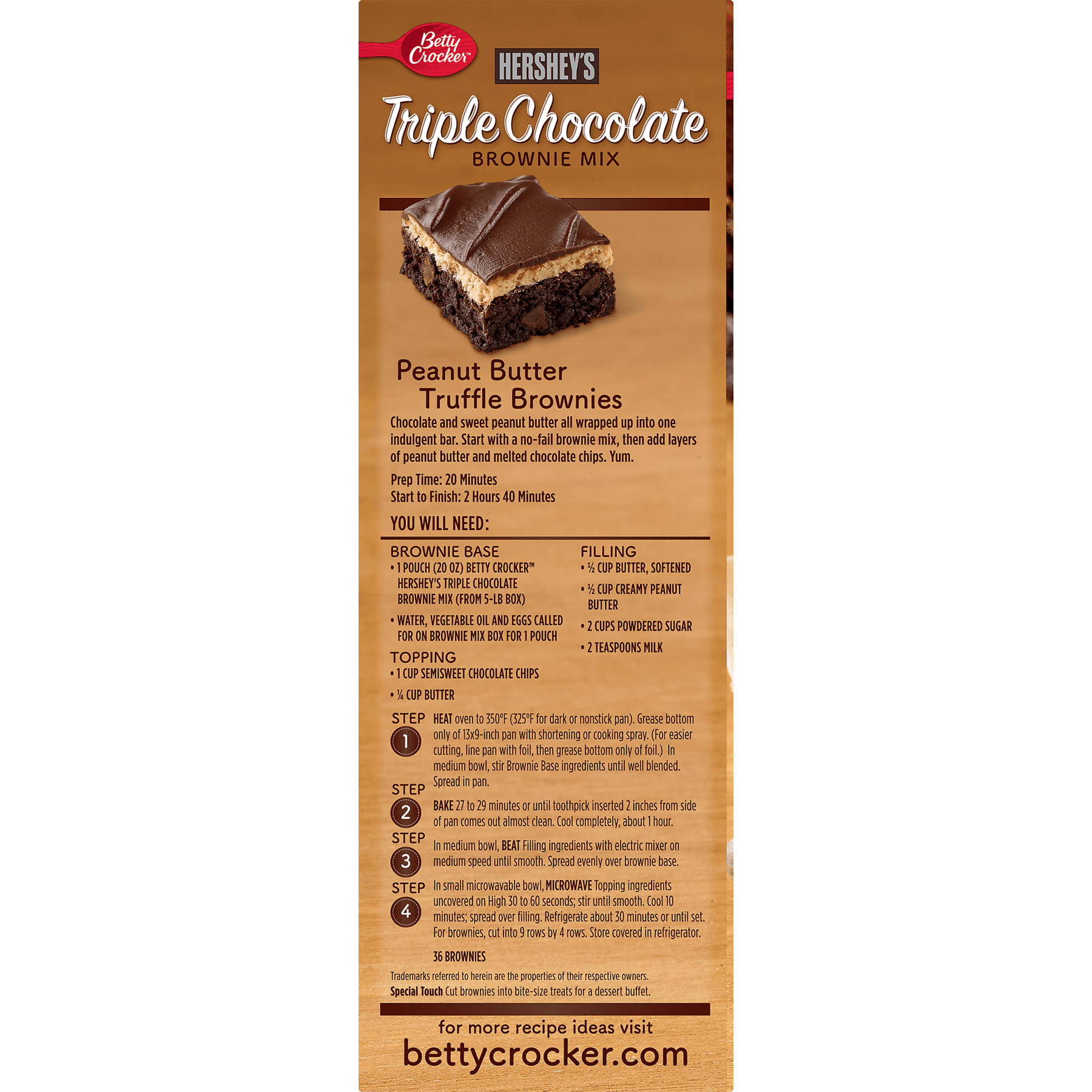 Hershey Brownie Mix Recipe Box Deporecipe.co