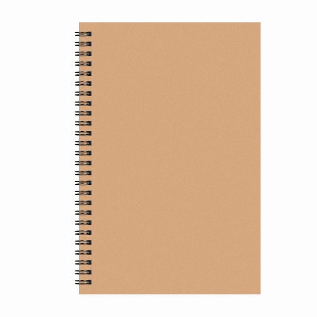 Cosmug Soft Cover Blank A5 Notebook | Brown Kraft Paper Journal | Sketchbook, Drawing Book, Memo Diary | Subject Planner for Creative Projects, A