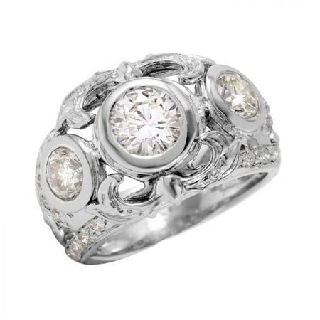 Ladies 2.22 Carat Diamond 950 Platinum Ring