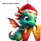 thumbnail image 3 of Colgantes Dragón Con Forma Letra Acrílica Navideña Exquisitos para Fiesta Navidad, 3 of 9