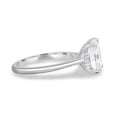 thumbnail image 4 of 3.00Ct Elongated Cushion Cut Lab-grown diamond Solitaire Engagement Ring, Hidden Halo, 18K White Gold, 4 of 7
