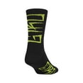 thumbnail image 2 of Giro Seasonal Merino Wool Adult Cycling Socks - Lime Breakdown (2022), Small, 2 of 2