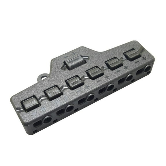 Low Voltages Wire Splitter 1 Input 6 Output LED Lighting Wire Connector Block for LED Strips Lighting Distribution Block