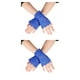 thumbnail image 1 of sweethay Manopla de encaje sin dedos para mujer, guantes cortos para fiesta de baile, novia, madre, novia, regalo, cómodo, transpirable, azul Azul 2Conjunto, 1 of 6