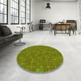 thumbnail image 3 of Ahgly Company Indoor Square Patterned Pistachio Green Area Rugs, 7' Square, 3 of 6