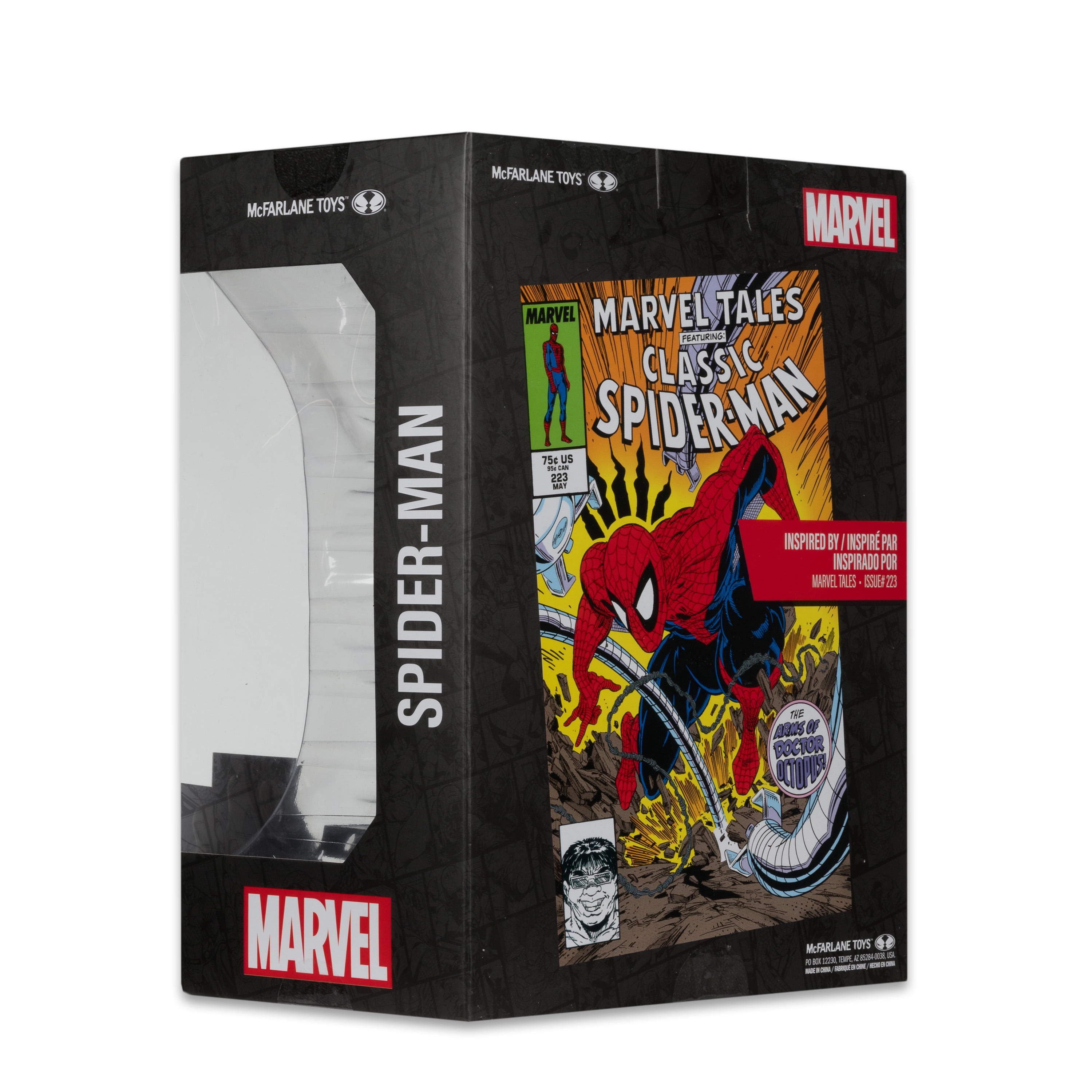 Spider-Man 1:6th Scale Collectible w/ Scene & Comic (Marvel Tales #223) - McFarlane Toys