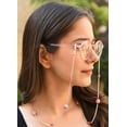thumbnail image 2 of The Color Craft Convertible Mask Chain, Necklace, Eyeglass Chain PAINT PINK for Women Mask Holder - 1067, 2 of 6