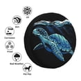 thumbnail image 4 of Goofa Ocean Turtle Pattern Universal Tire Cover for Jeep, SUV, Truck, and Trailer – Waterproof, UV-Resistant,Easy to Install, Fits 14"-17" Tires-17 inch, 4 of 6