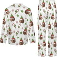 thumbnail image 5 of Top-kevin Women Long Sleeve Pajama Set Comfy Pjs Sets Hot Chocolate Mugs 2 Piece Lounge Set, 5 of 12