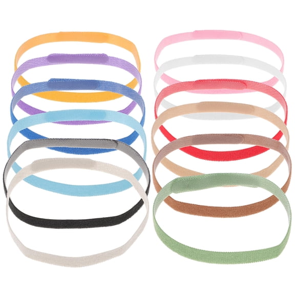 QIFULL 12Pcs Adjustable Nylon Pet Dog Collars Pet Id Neckbands with 12 Assorted Colors for Easy Identification