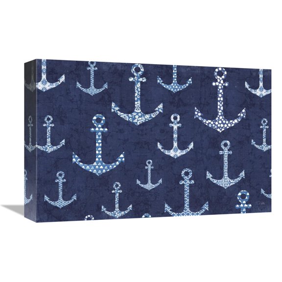 Global Gallery's 'Sunday on the Coast IX' By Pela Stretched Canvas Wall Art