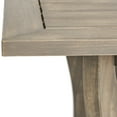 thumbnail image 6 of GDF Studio Izara Outdoor Acacia Wood Square Dining Table Gray, 4 Person, 6 of 8