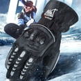 thumbnail image 4 of Guantes De Moto Para Invierno Impermeables Térmicos Y Táct Color Negro Talla M Karztec Waterproof gloves, 4 of 8