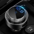 thumbnail image 3 of GC16 Car FM Transmitter QC3.0 USB Fast Charger Outdoor Bluetooth-compatible Handsfree MP3 Player Personal Car Parts Decoration, 3 of 4