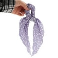 thumbnail image 5 of Unique Bargains 1 Pc Fashion Heart Pattern Hair Scrunchies Hair Ties Light Purple, 5 of 5